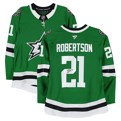 Jason Robertson Dallas Stars Autographed Kelly Green Fanatics Authentic Pro Jersey