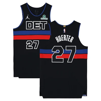 Kevin Huerter Detroit Pistons Game-Used #27 Black Nike Jersey vs. Minnesota Timberwolves on April 2, 2026 - Size 50+4