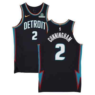 Cade Cunningham Detroit Pistons Game-Used #2 Black Nike City Edition Jersey vs. Toronto Raptors on March 15, 2026 - Size 50+4