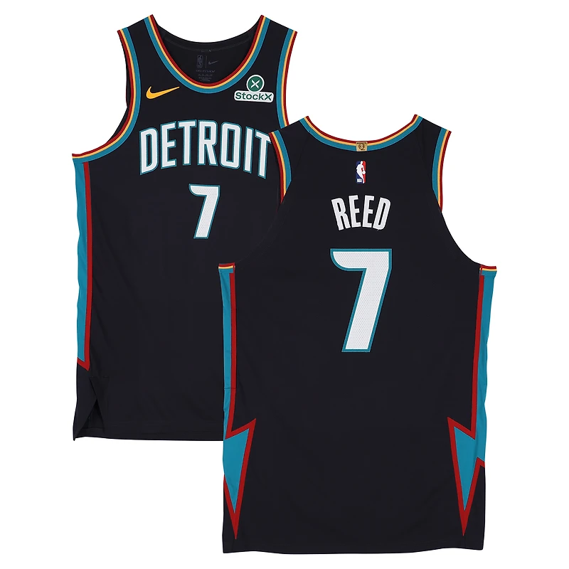 Paul Reed Detroit Pistons Game-Used #7 Black Nike City Edition Jersey Worn During the 2025-26 NBA Season - Size 50+4