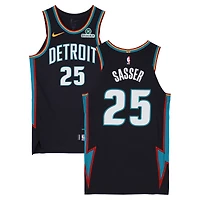 Marcus Sasser Detroit Pistons Game-Used #25 Black Nike City Edition Jersey Worn During the 2025-26 NBA Season - Size 46+4