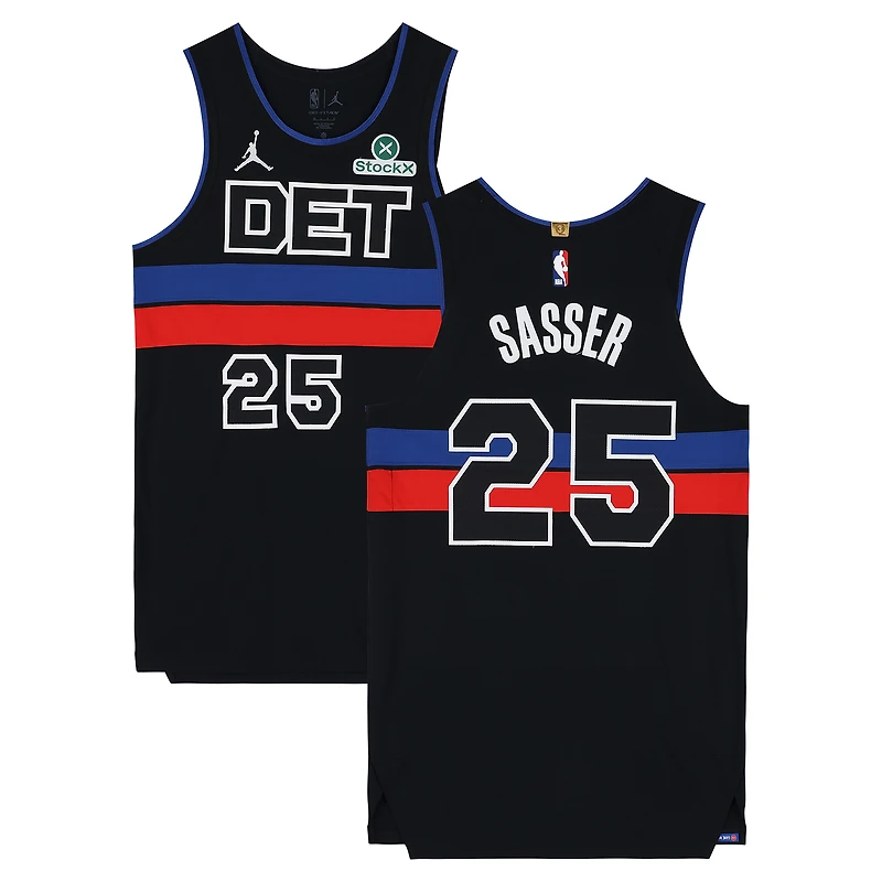 Marcus Sasser Detroit Pistons Game-Used #25 Black Nike Jersey vs. Minnesota Timberwolves on April 2, 2026 - Size 46+4