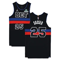 Marcus Sasser Detroit Pistons Game-Used #25 Black Nike Jersey vs. Minnesota Timberwolves on April 2, 2026 - Size 46+4