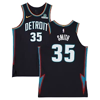 Tolu Smith Detroit Pistons Game-Used #35 Black Nike City Edition Jersey vs. New Orleans Pelicans on March 26, 2026 - Size 52+4