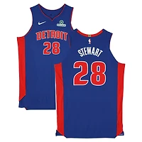 Isaiah Stewart Detroit Pistons Game-Used #28 Blue Nike Jersey vs. Miami Heat on March 8, 2026 - Size 54+6