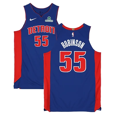 Duncan Robinson Detroit Pistons Game-Used #55 Nike Jersey Worn During the 2025-26 NBA Season
