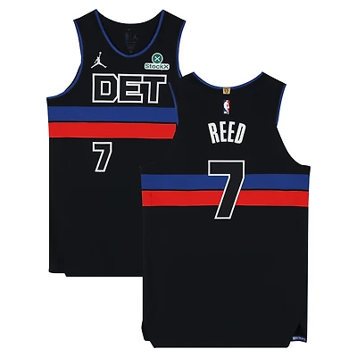 Paul Reed Detroit Pistons Game-Used #7 Black Nike Jersey vs. Minnesota Timberwolves on April 2, 2026 - Size 50+4