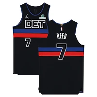 Paul Reed Detroit Pistons Game-Used #7 Black Nike Jersey vs. Minnesota Timberwolves on April 2, 2026 - Size 50+4
