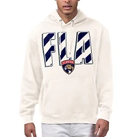 Men's Starter Cream Florida Panthers City Abbreviation Fleece Hoodie