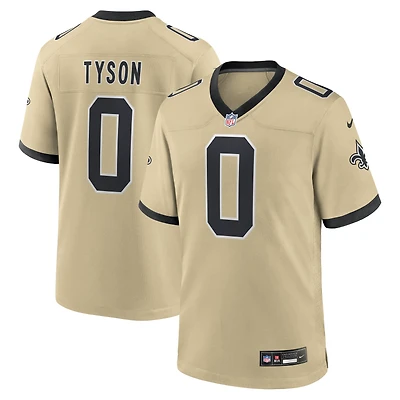 Men's Nike Jordyn Tyson Gold New Orleans Saints 2026 NFL Draft First Round Pick No. 8 Alternate Game Jersey