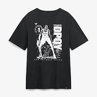 Men's Victor Wembanyama Black San Antonio Spurs 2025-26 NBA Defensive Player of the Year Legacy T-Shirt