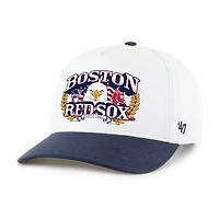 Men's '47 White/Navy Boston Red Sox Americana Eagle Hitch Adjustable Hat