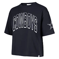 Women's '47 Navy Dallas Cowboys Call Out Reed City T-Shirt