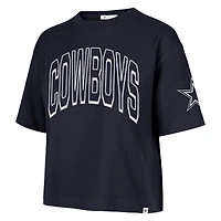 Women's '47 Navy Dallas Cowboys Call Out Reed City T-Shirt