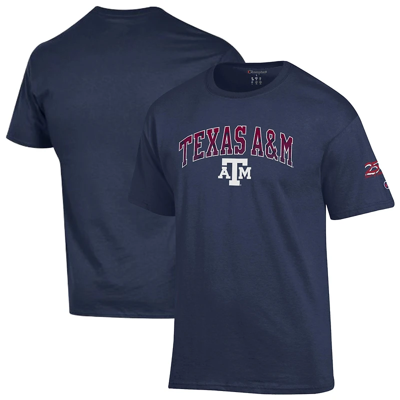 Men's Champion Navy Texas A&M Aggies Americana 250th Arch T-Shirt