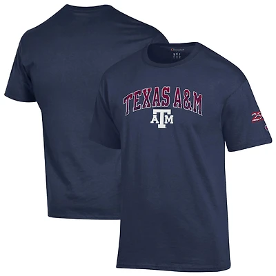 Men's Champion Navy Texas A&M Aggies Americana 250th Arch T-Shirt