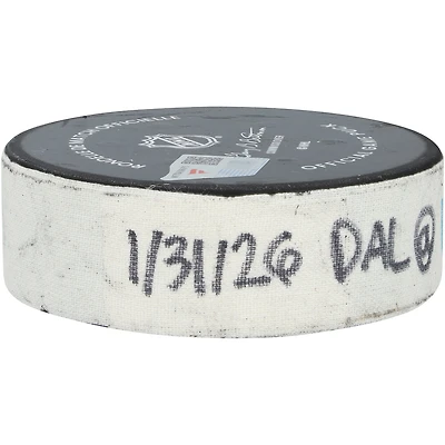 Matt Duchene Dallas Stars Game-Used Goal Puck from January 31, 2026 vs. Utah Mammoth