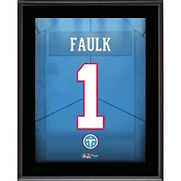 Keldric Faulk Tennessee Titans 10.5" x 13" Round 1 Pick #31 Jersey Number Sublimated Player Plaque