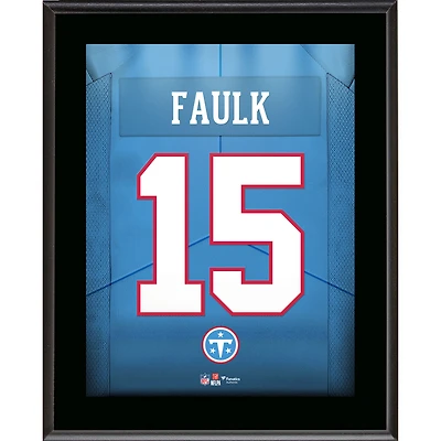 Keldric Faulk Tennessee Titans 10.5" x 13" Round 1 Pick #31 Jersey Number Sublimated Player Plaque