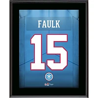 Keldric Faulk Tennessee Titans 10.5" x 13" Round 1 Pick #31 Jersey Number Sublimated Player Plaque