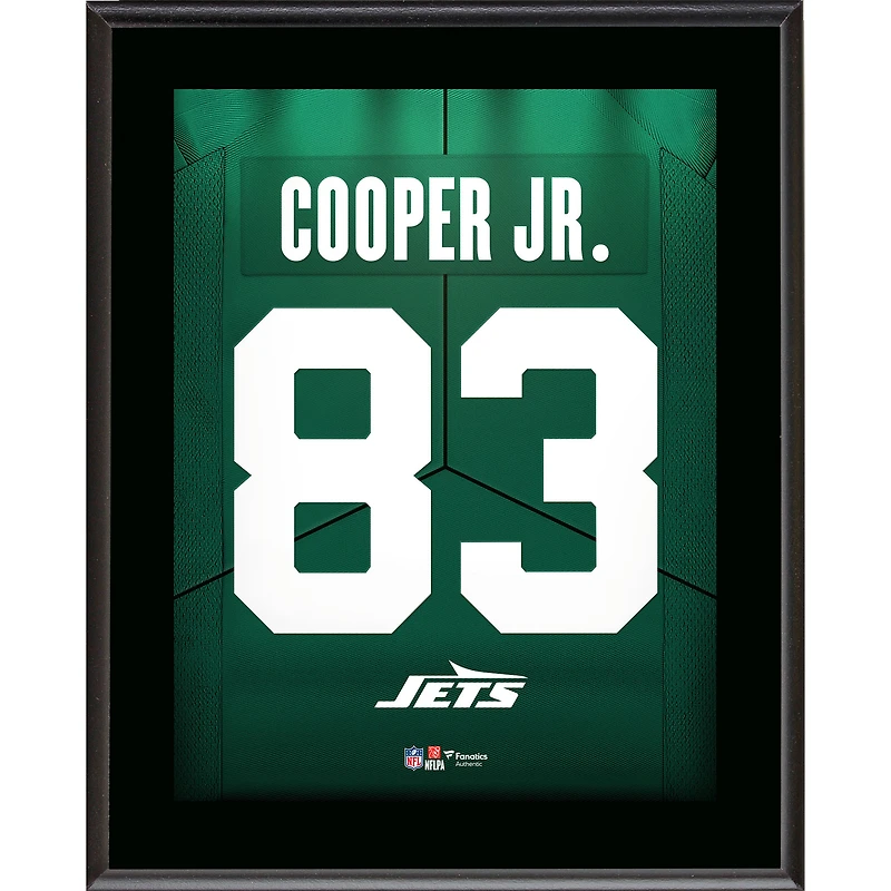Omar Cooper Jr. New York Jets 10.5" x 13" Round 1 Pick #30 Jersey Number Sublimated Player Plaque