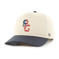 Men's '47 Natural/Navy USC Trojans Americana Flag Hitch Adjustable Hat