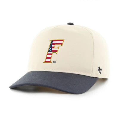 Men's '47 Natural/Navy Florida Gators Americana Flag Hitch Adjustable Hat