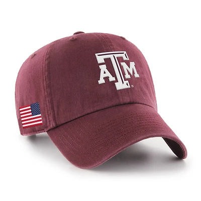 Men's '47 Maroon Texas A&M Aggies Americana Heritage Clean Up Adjustable Hat