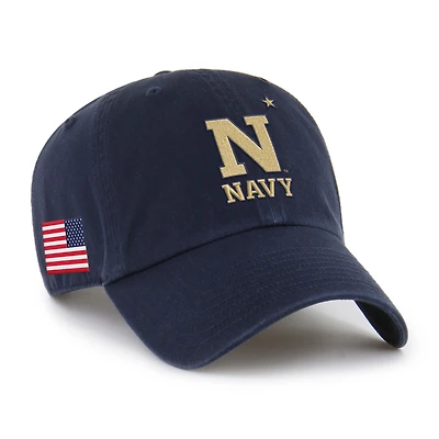 Men's Navy '47 Navy Midshipmen Americana Heritage Clean Up Adjustable Hat