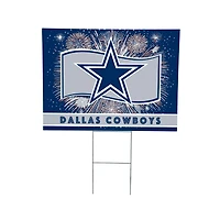 Dallas Cowboys 24" x 18" Patriotic Fireworks Outdoor Yard Sign