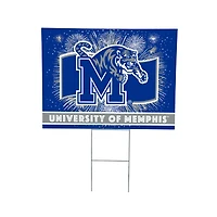Memphis Tigers 24" x 18" Patriotic Fireworks Outdoor Yard Sign
