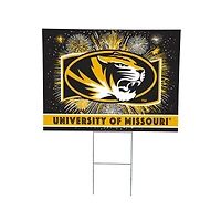 Missouri Tigers 24" x 18" Patriotic Fireworks Outdoor Yard Sign