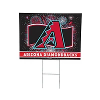 Arizona Diamondbacks 24" x 18" Patriotic Fireworks Outdoor Yard Sign