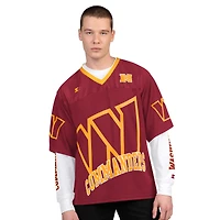 Men's Starter  Burgundy/White Washington Commanders Short Sleeve & Long Sleeve T-Shirt Combo Pack
