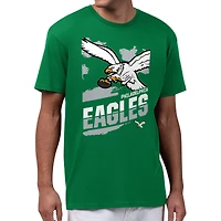 Men's Starter  Kelly Green Philadelphia Eagles Zoom Graphic T-Shirt