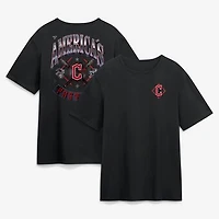 Men's  Black Cleveland Guardians Americana T-Shirt