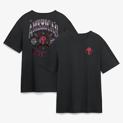 Men's Black Philadelphia Phillies Americana T-Shirt