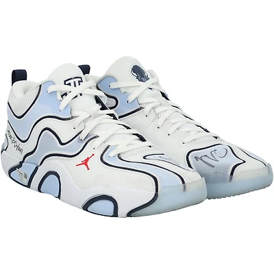 Jayson Tatum Boston Celtics Autographed Game-Used White Jordan Shoes vs. Chicago Bulls on January 29, 2025