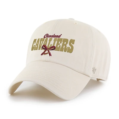 Women's '47 Natural Cleveland Cavaliers Bow Stack Clean Up Adjustable Hat