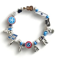 BaubleBar Tennessee Titans Motif Beaded Bracelet