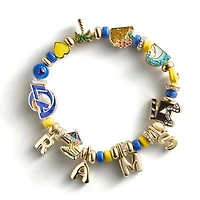 BaubleBar Los Angeles Rams Motif Beaded Bracelet