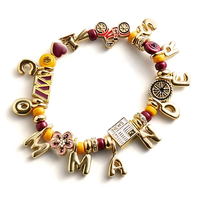 BaubleBar Washington Commanders Motif Beaded Bracelet