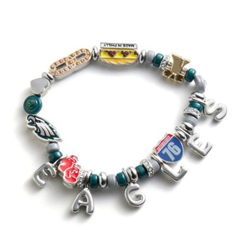 BaubleBar Philadelphia Eagles Motif Beaded Bracelet
