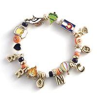 BaubleBar Denver Broncos Motif Beaded Bracelet