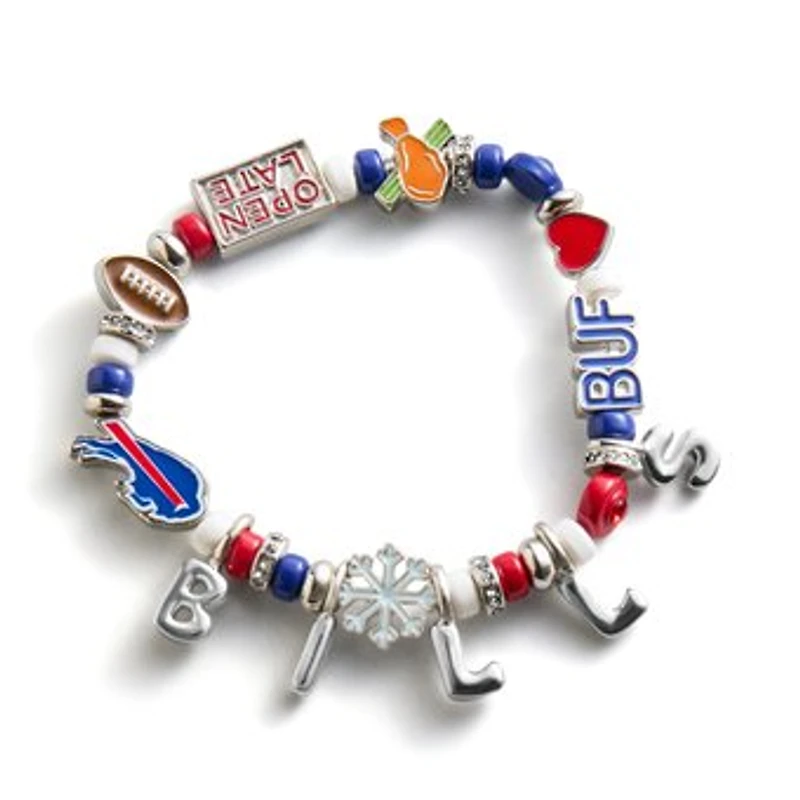 BaubleBar Buffalo Bills Motif Beaded Bracelet