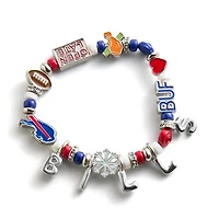 BaubleBar Buffalo Bills Motif Beaded Bracelet