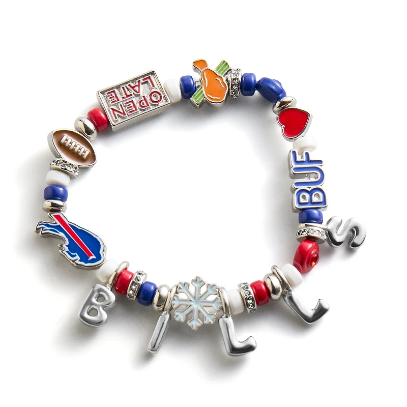 BaubleBar Buffalo Bills Motif Beaded Bracelet
