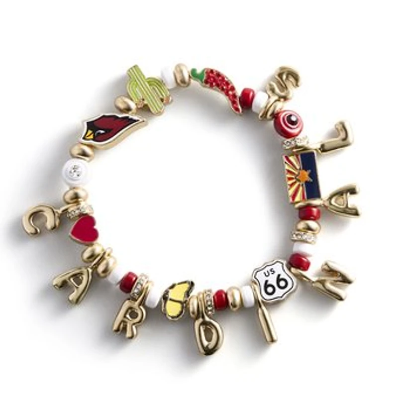 BaubleBar Arizona Cardinals Motif Beaded Bracelet