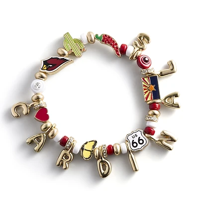 BaubleBar Arizona Cardinals Motif Beaded Bracelet