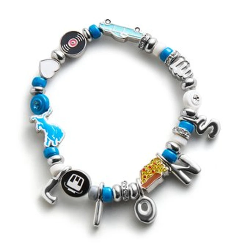 BaubleBar Detroit Lions Motif Beaded Bracelet